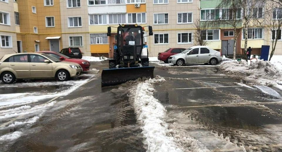 Дорожные службы в Луховицах переведены в режим усиленной работы