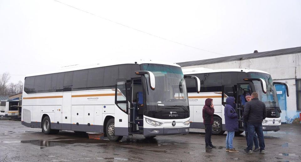 Шатурская производственная база получила 2 новых автобуса
