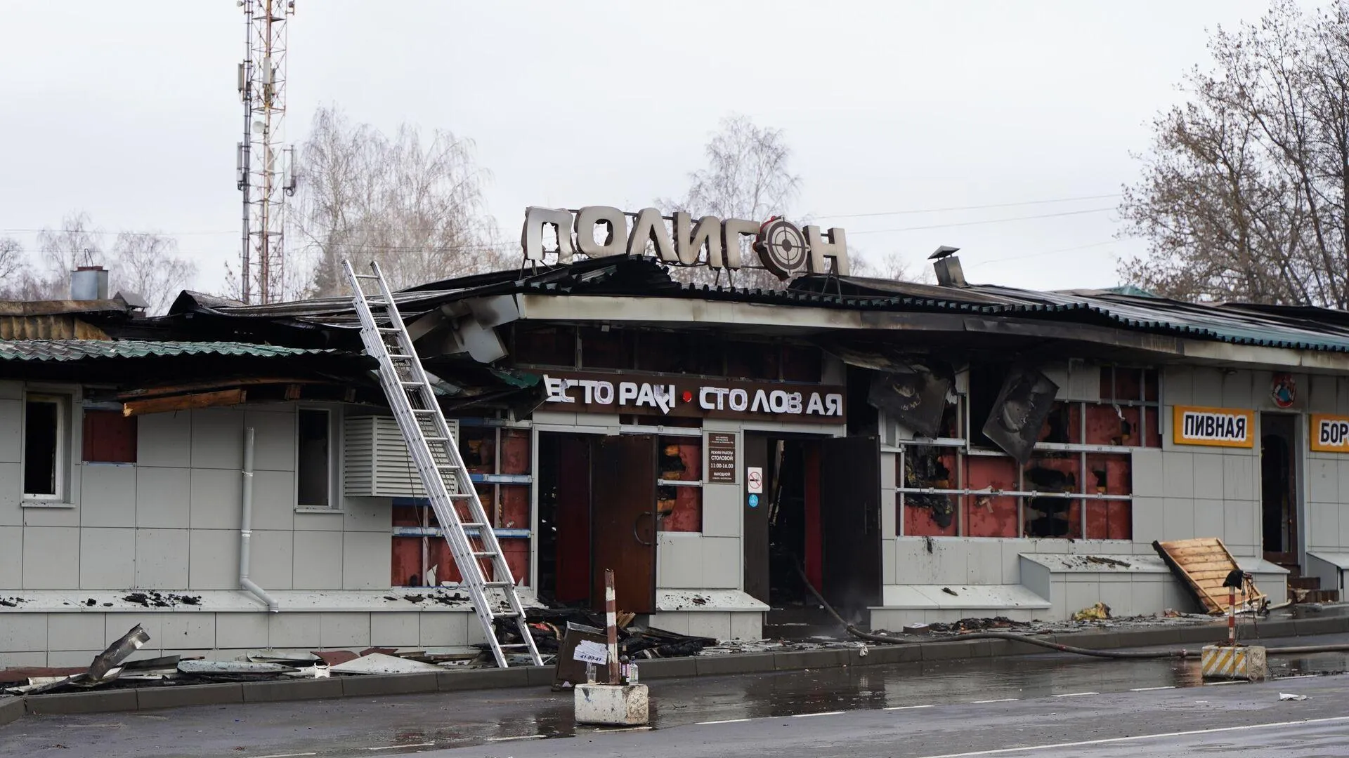 Подозреваемого в деле о пожаре в кафе «Полигон» арестовали