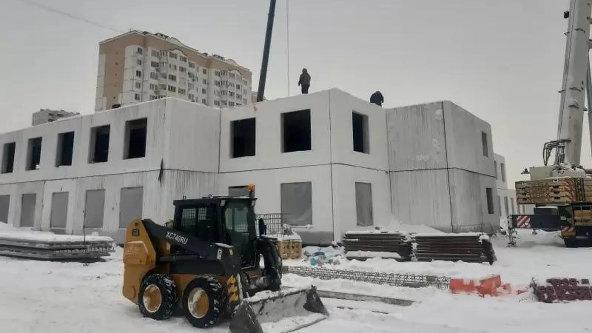 Строительство детского сада продолжается в микрорайоне Рекинцо-2 Солнечногорска