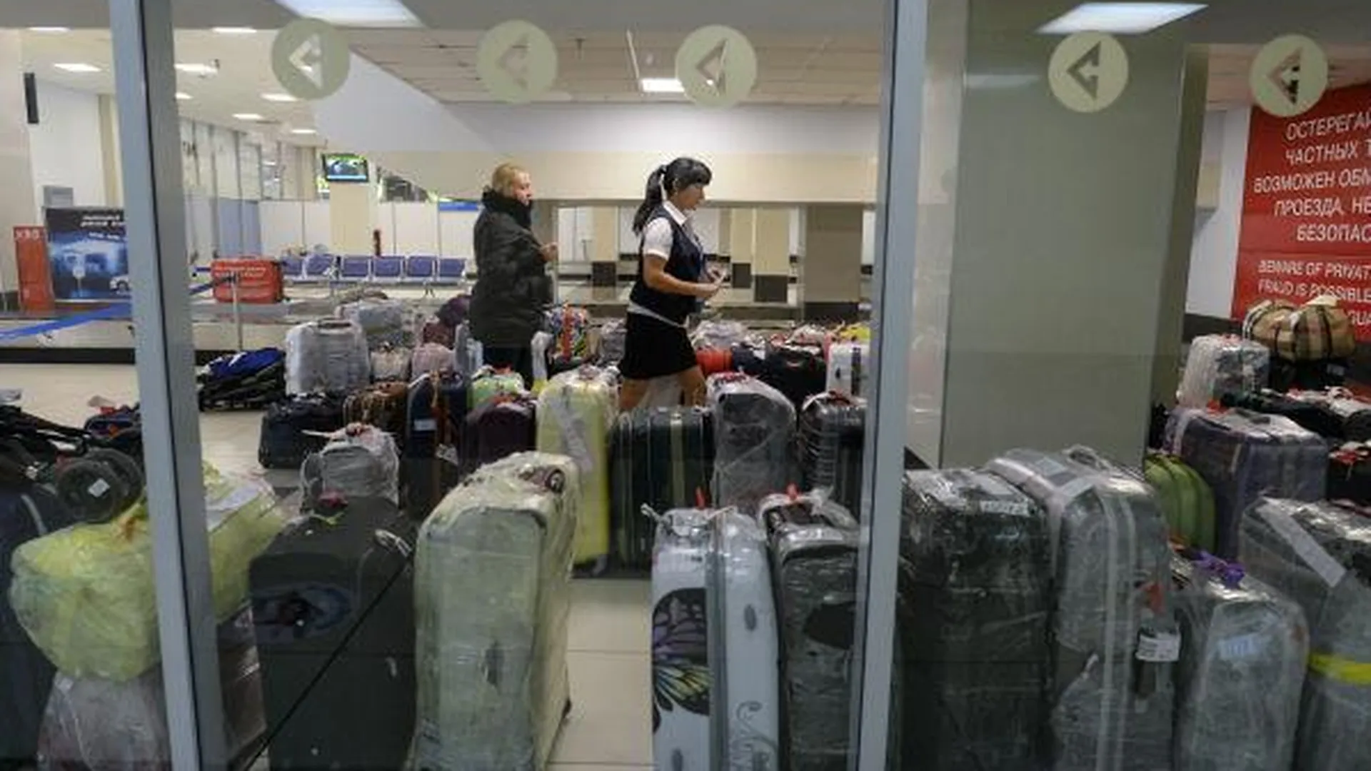 Около 715 тонн багажа туристов доставили из Египта в Россию