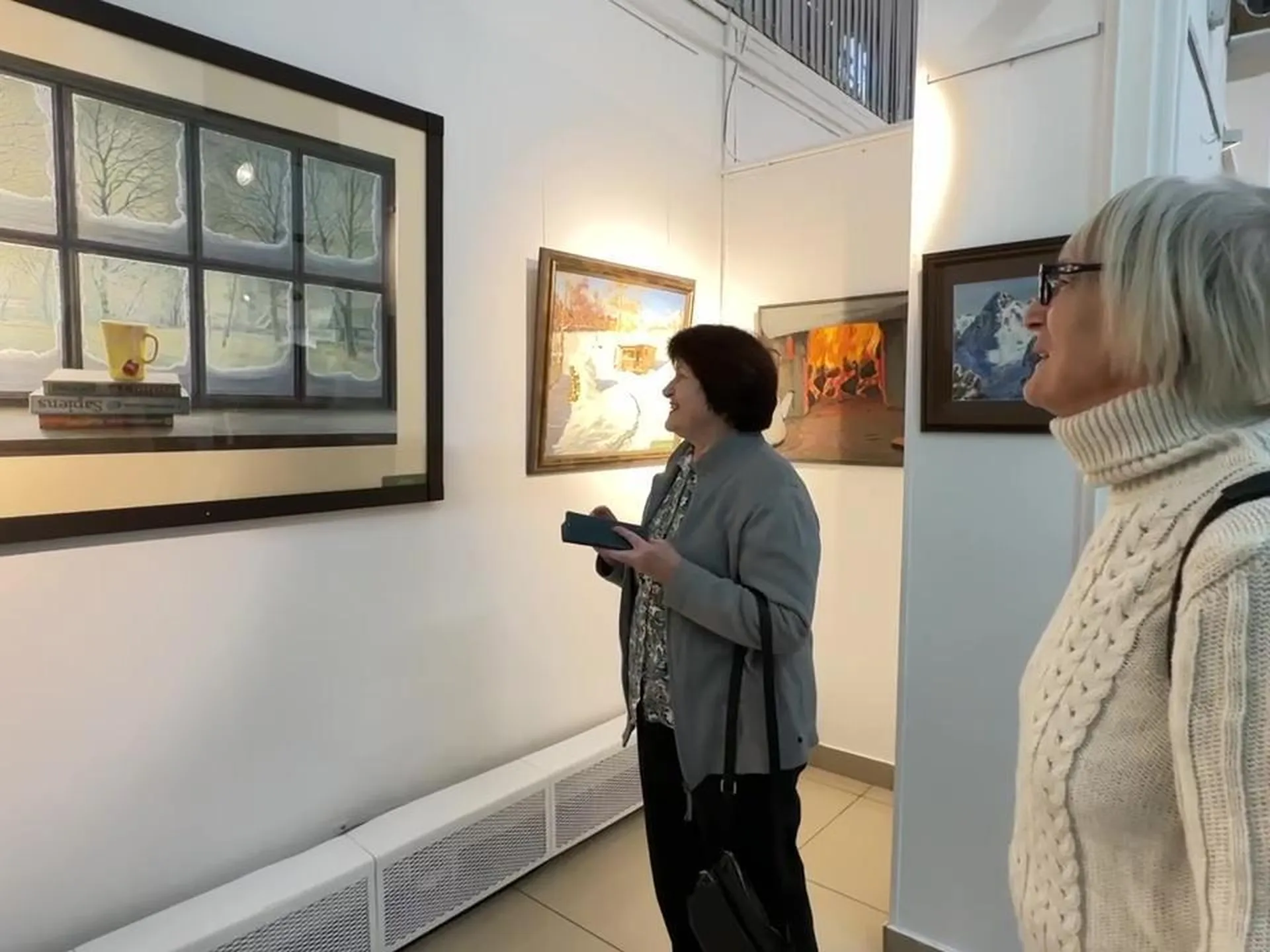 Зимнее настроение акварелью: выставка живописи открылась в музее Реутова