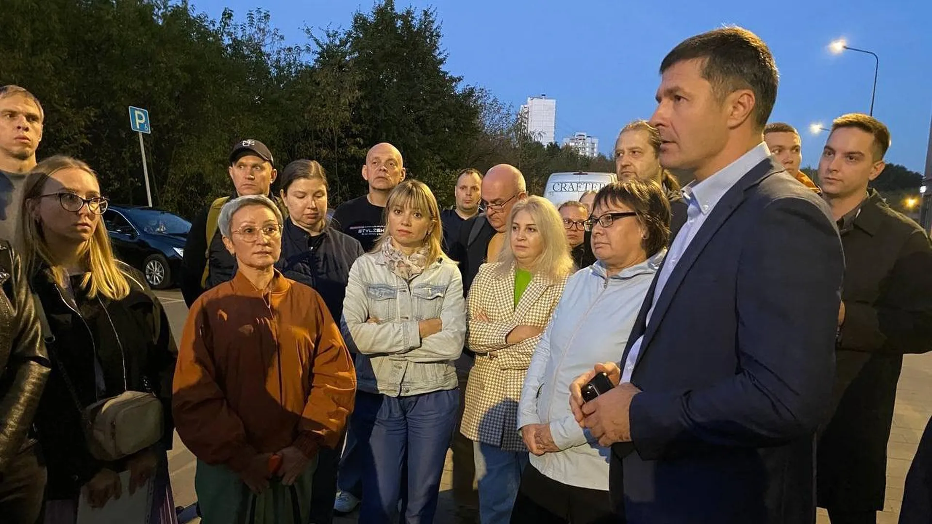 Глава городского округа Люберцы встретился с жильцами «1-го Лермонтовского»