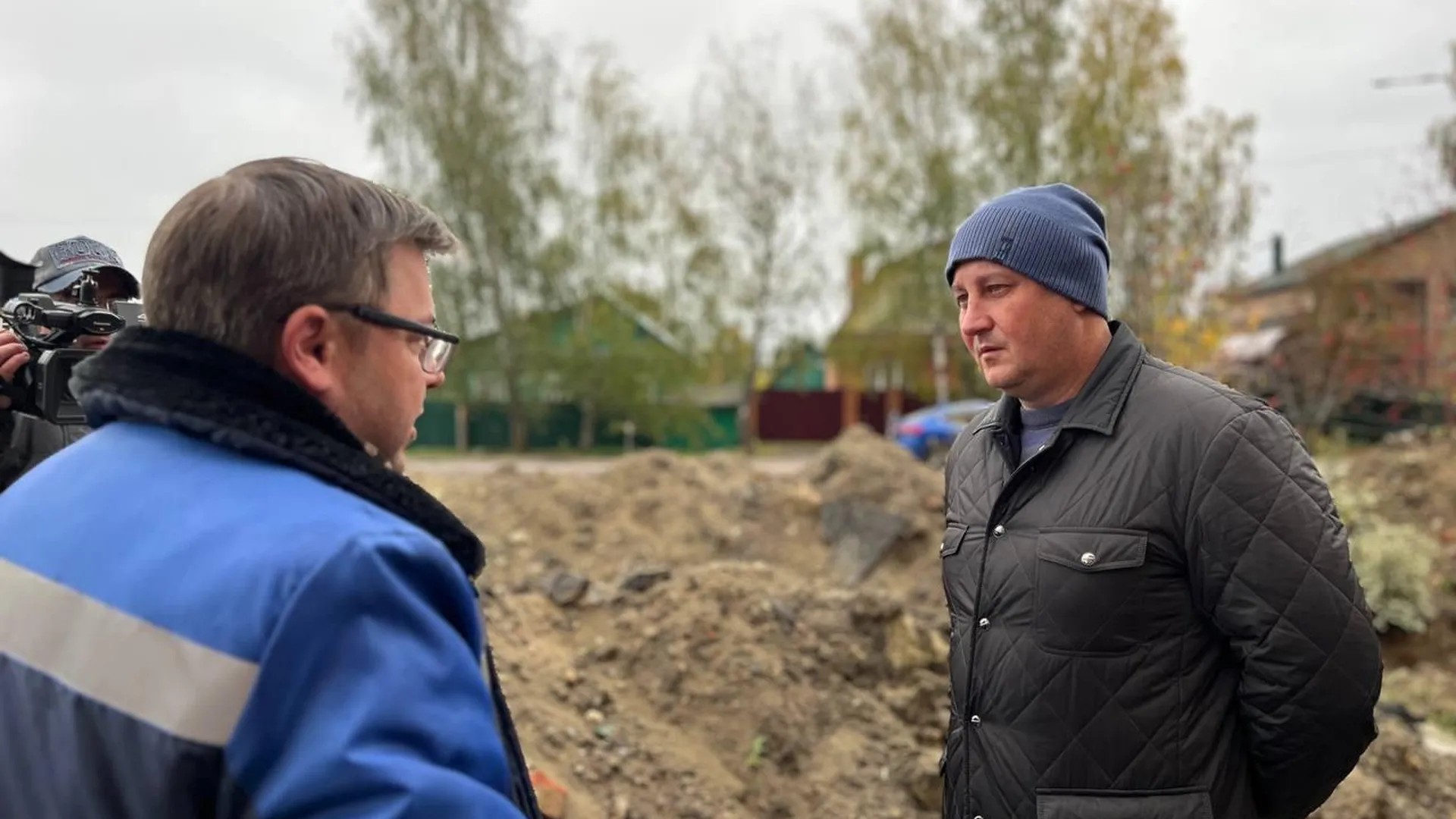 Глава Егорьевска Дмитрий Викулов проверил ход ремонта тепловых сетей