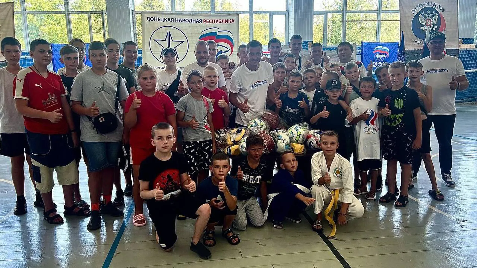 Александр Легков встретился с юными спортсменами Шахтерска