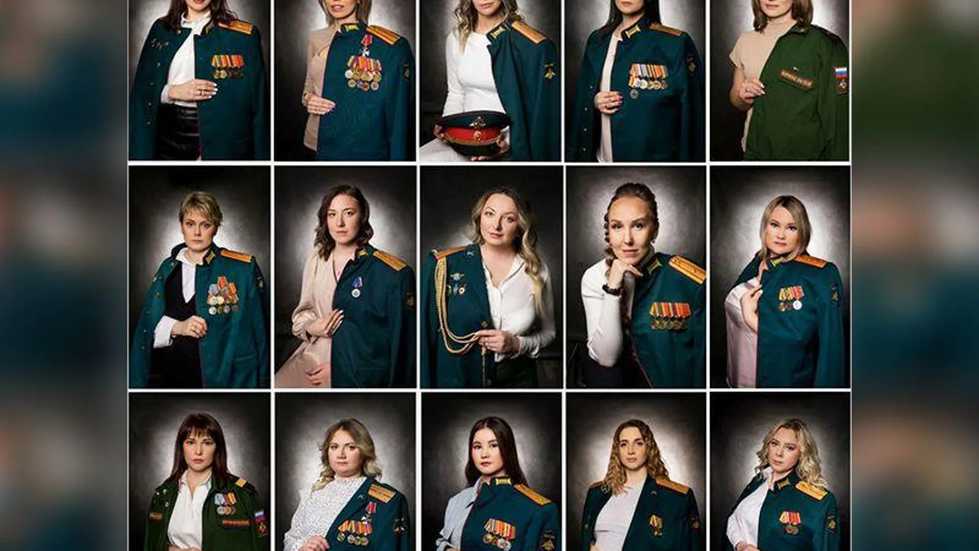 Жены подмосковных солдат, которые уже год сражаются на СВО, сфотографировались в мундирах мужей