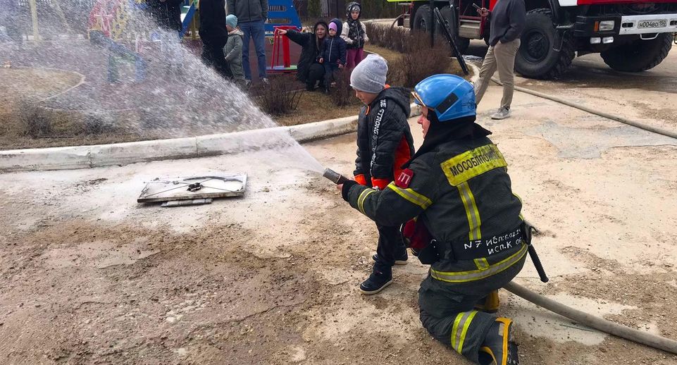 Беседы о пожарной безопасности провели в Пушкино