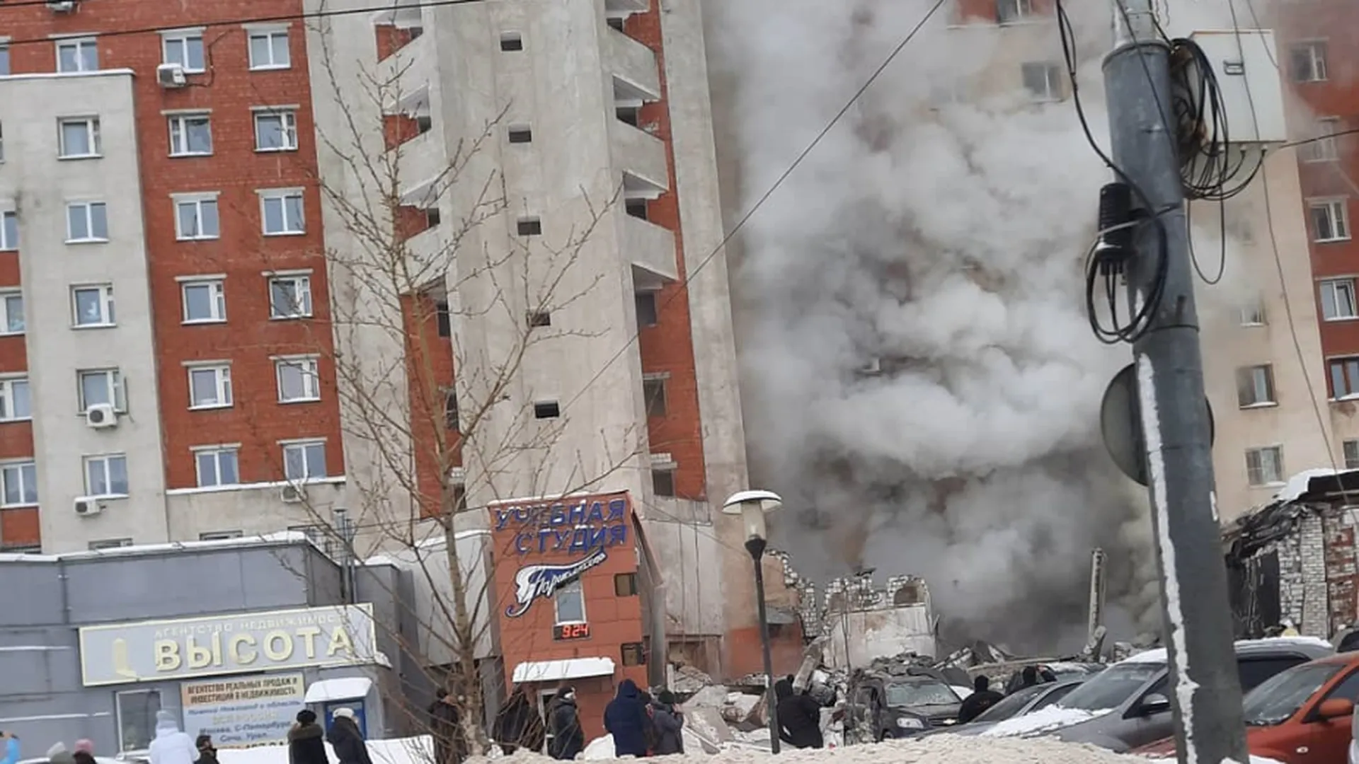 Момент взрыва жилого дома в Нижнем Новгороде попал на видео