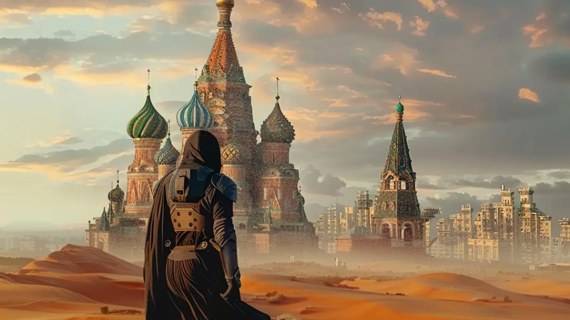Вселенная «Дюны». Нейросеть нарисовала российские города в песках