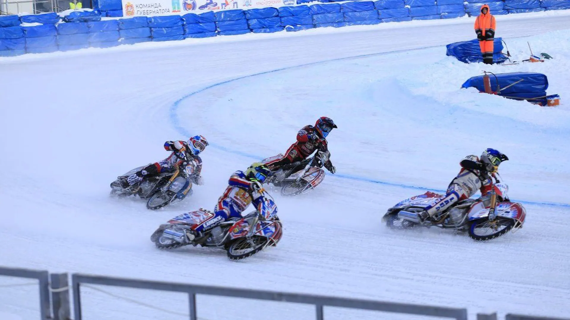 Заключительный этап чемпионата России по мотогонкам на льду пройдет в Красногорске
