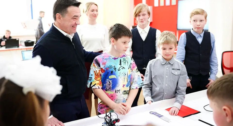 Воробьев поблагодарил подольскую гимназию за участие в «Неделе добрых дел»
