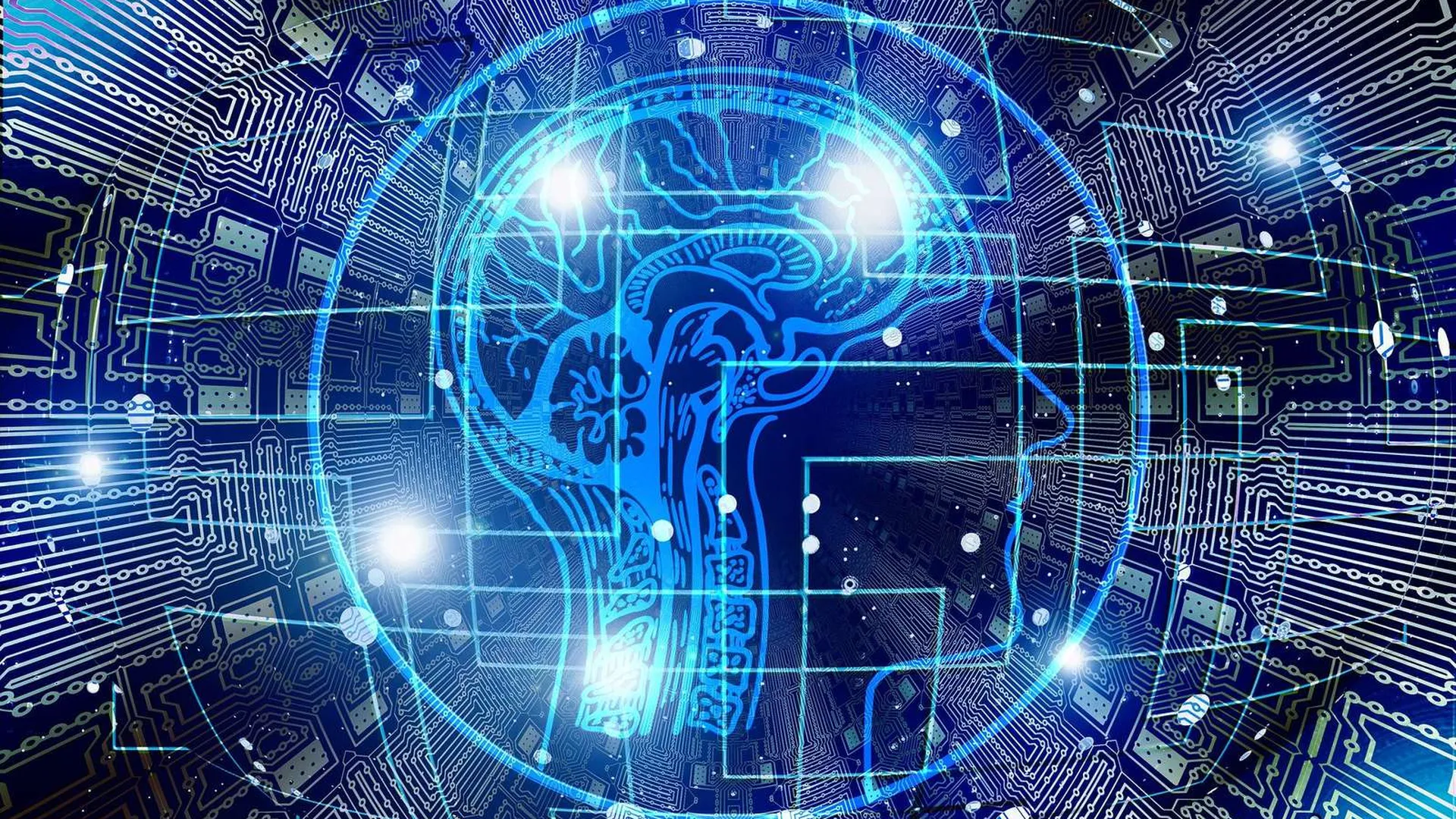 Brain core. Искусственный интеллект. Вычислительный интеллект. Визуализация ИИ. Наука и техника.