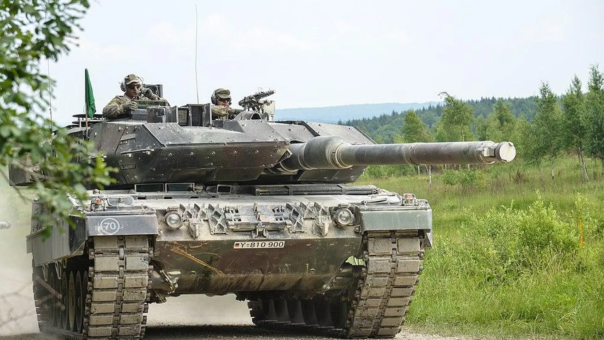 Leopard 2A6 1-й танковой дивизии ФРГ