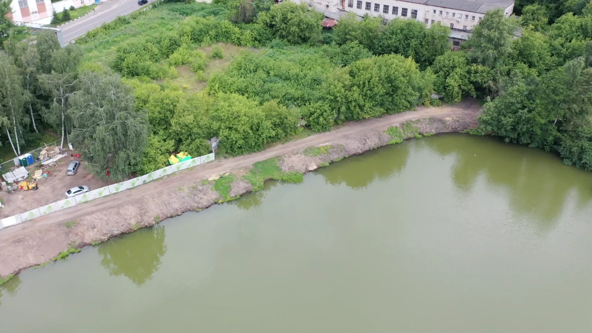 Благоустройство парка «Малаховское озеро» в Люберцах завершат к ноябрю 2020 года