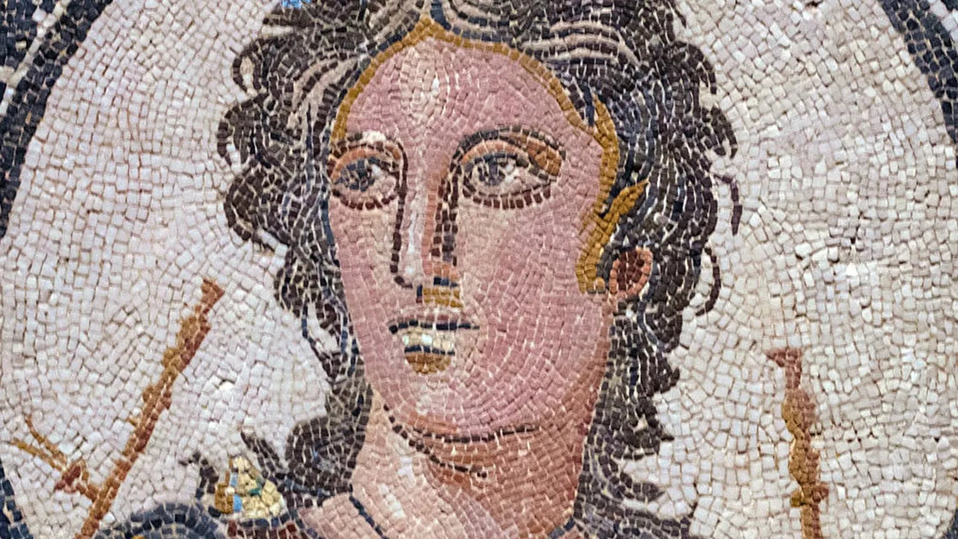 Муза поэзии Эвтерпа, римская мозаика, II век