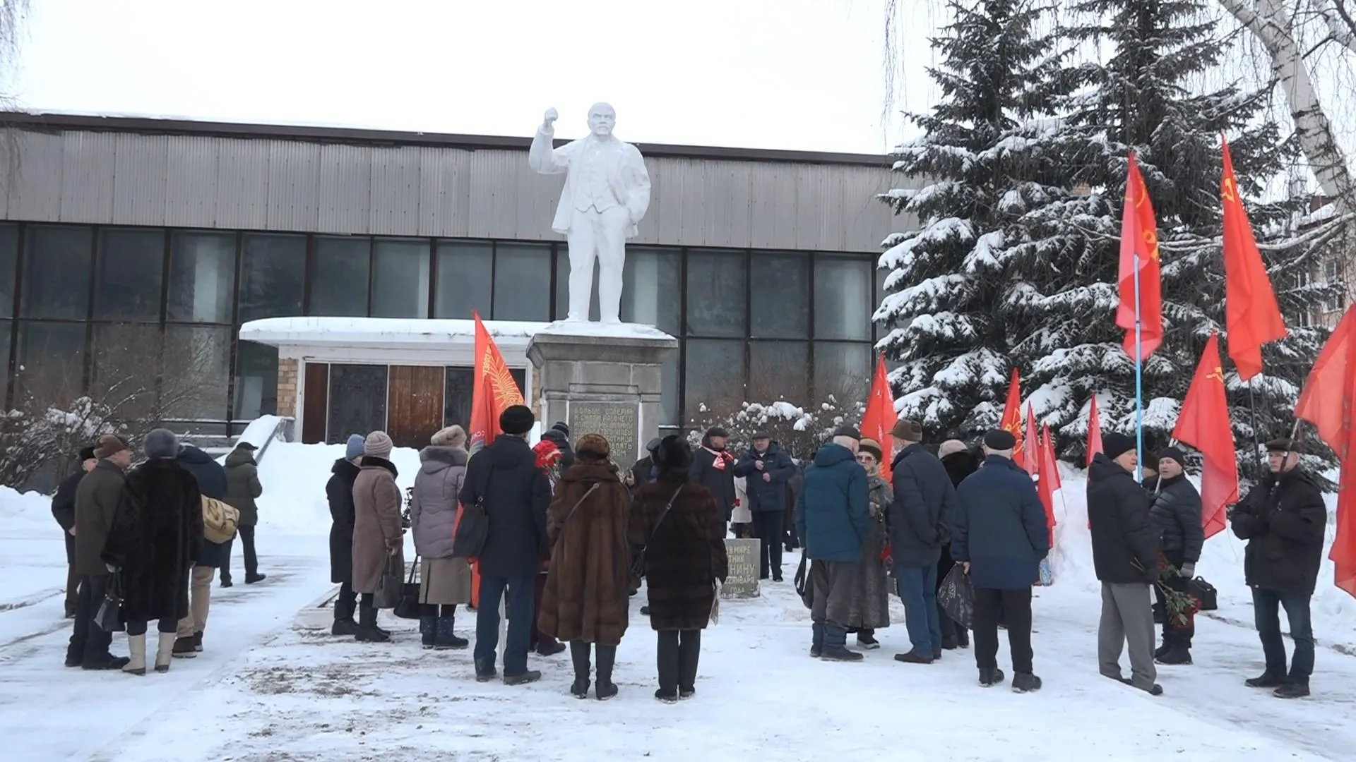 Митинг к 100-летию первого в мире памятника Ленину прошел в Ногинске