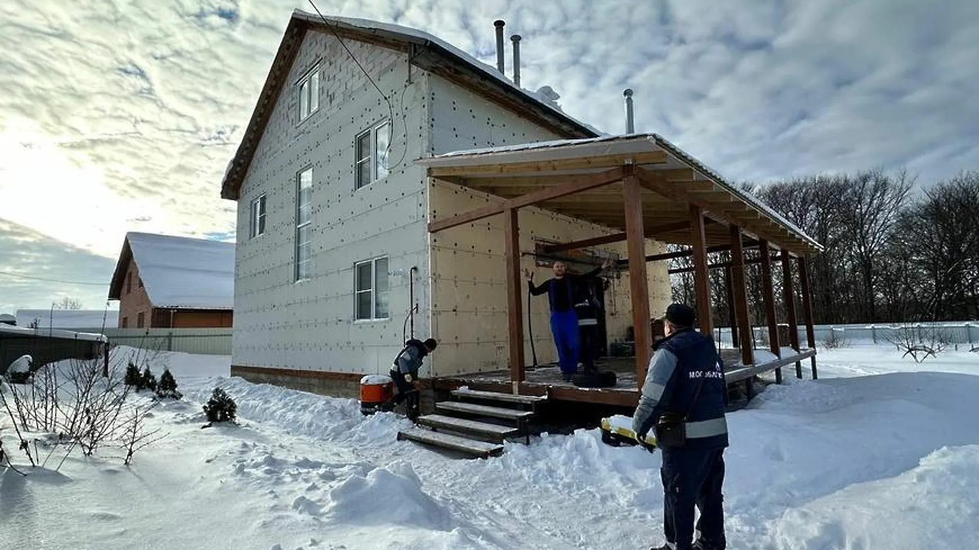 Более 30 домов газифицировали по президентской программе в Истре с начала февраля