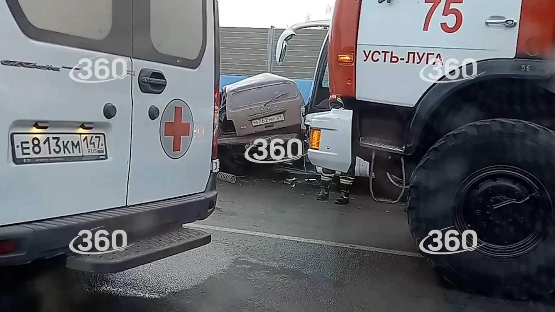 Один человек погиб в ДТП с автобусом под Санкт-Петербургом