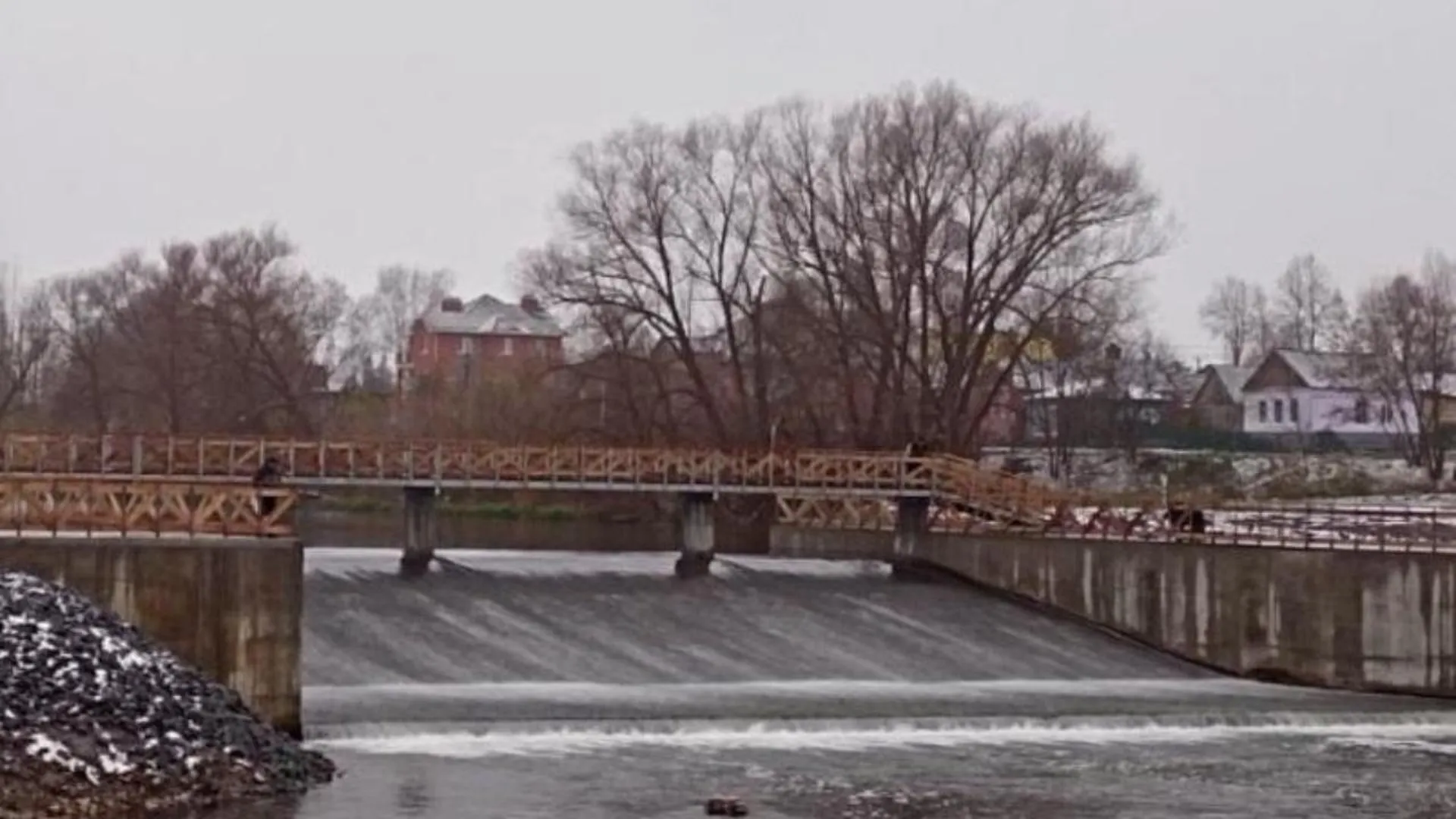 Плотину на реке Осетр капитально отремонтировали в Зарайске