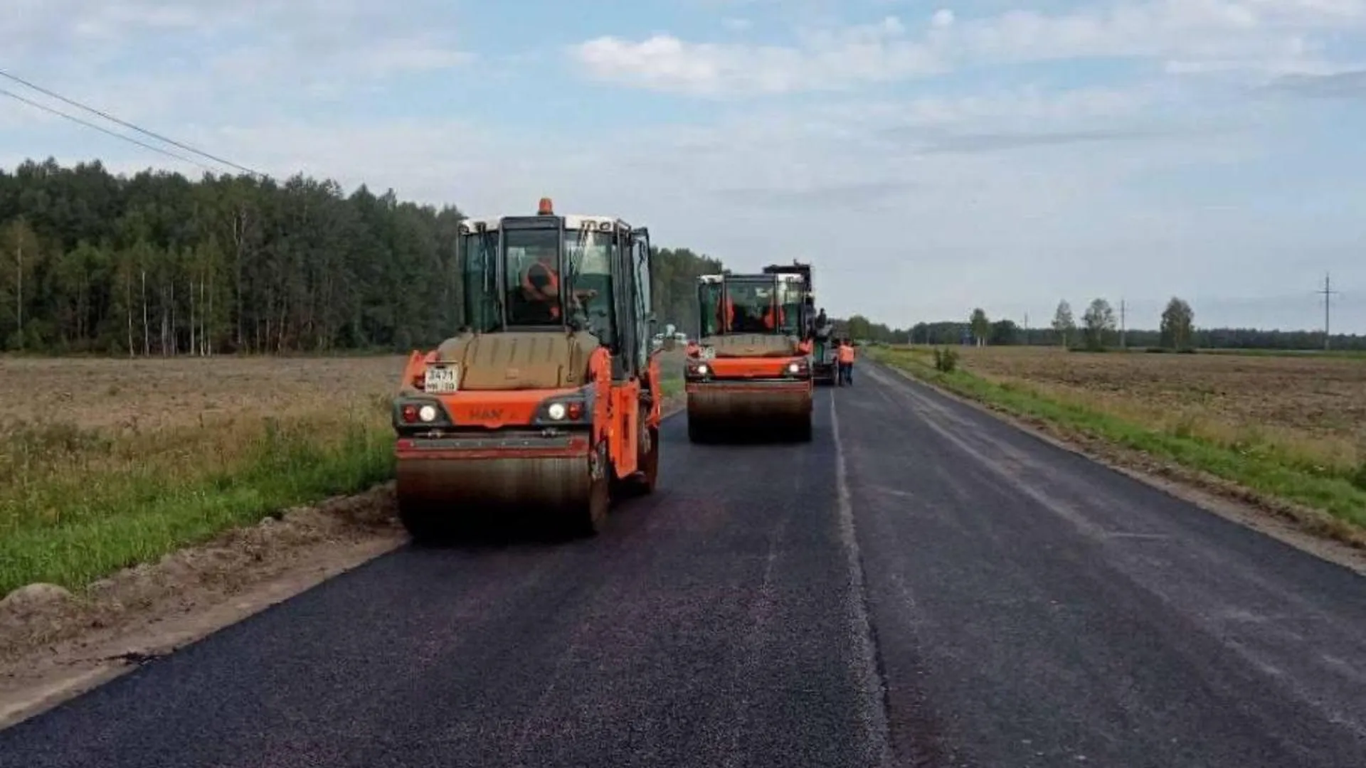 В Егорьевске отремонтировали участок дороги между Алферово и Новоерохино