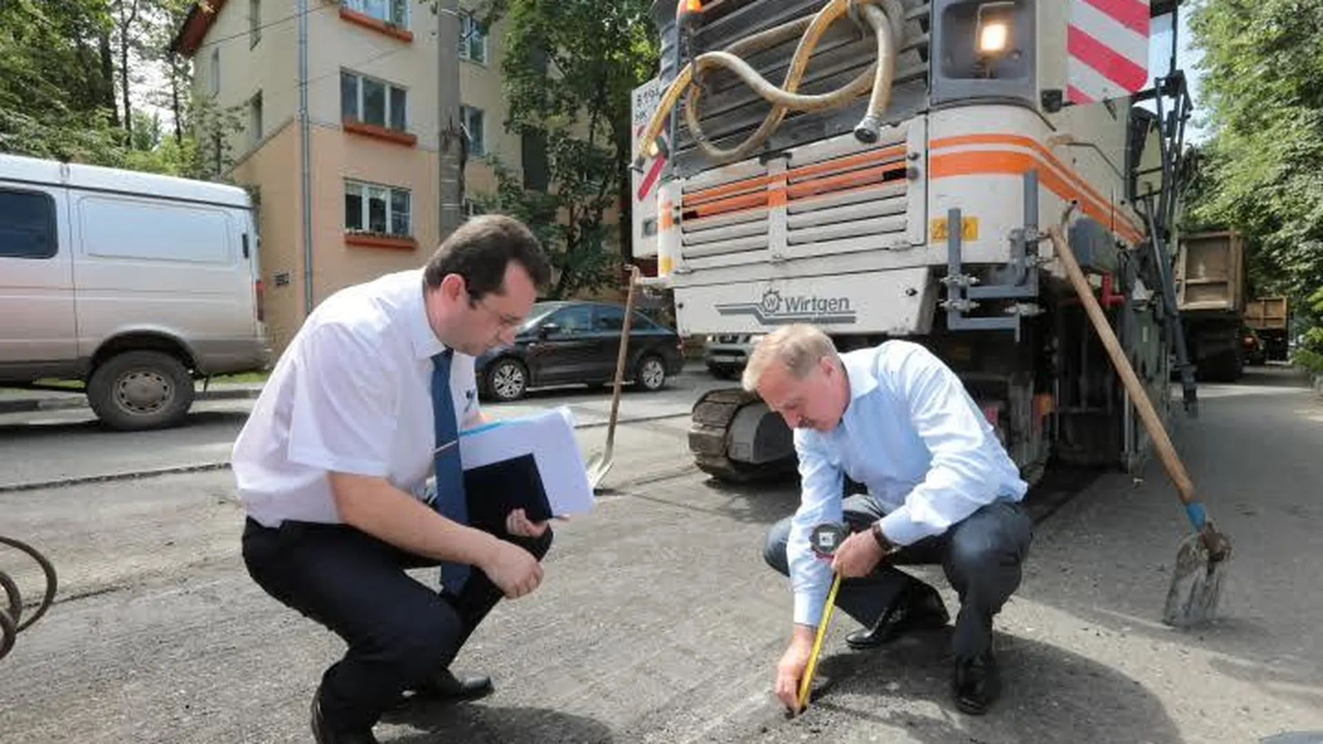 Дорожники начали досрочный капитальный ремонт дороги в Люберцах