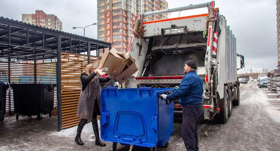 Более 280 дополнительных контейнеров для мусора установили в Подмосковье за 3 дня