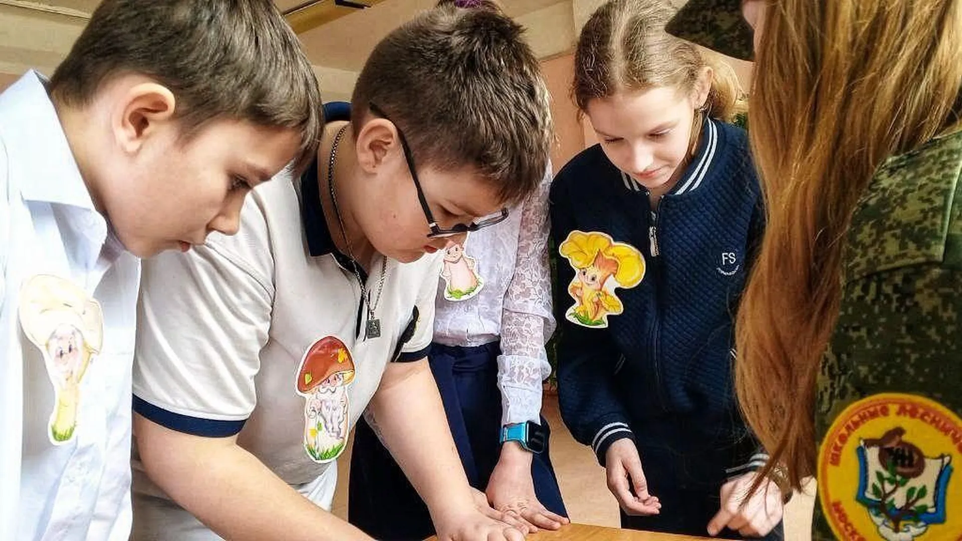 Школьники из Яхромы поучаствовали в квесте Дмитровского школьного лесничества