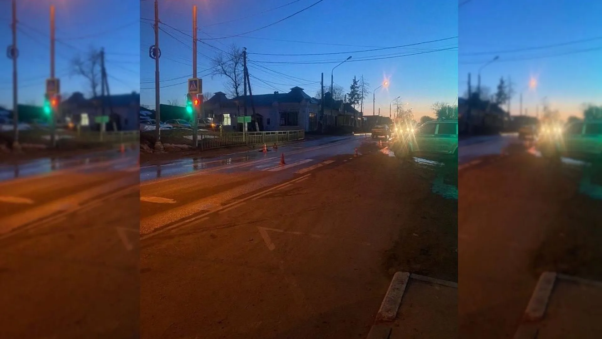 Водитель нарушил ПДД и сбил трех детей на пешеходном переходе в Подмосковье