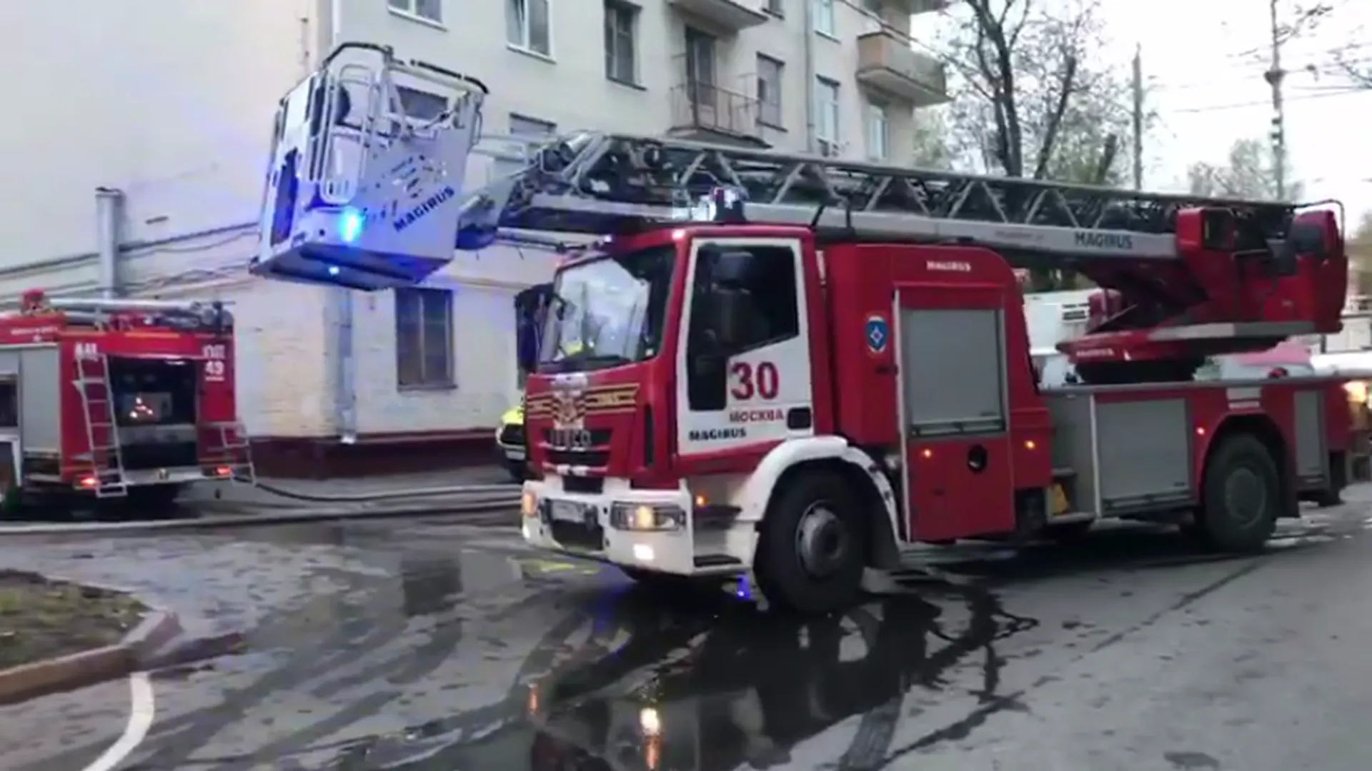 Ликвидирован пожар на юго-востоке Москвы. Погибли три человека