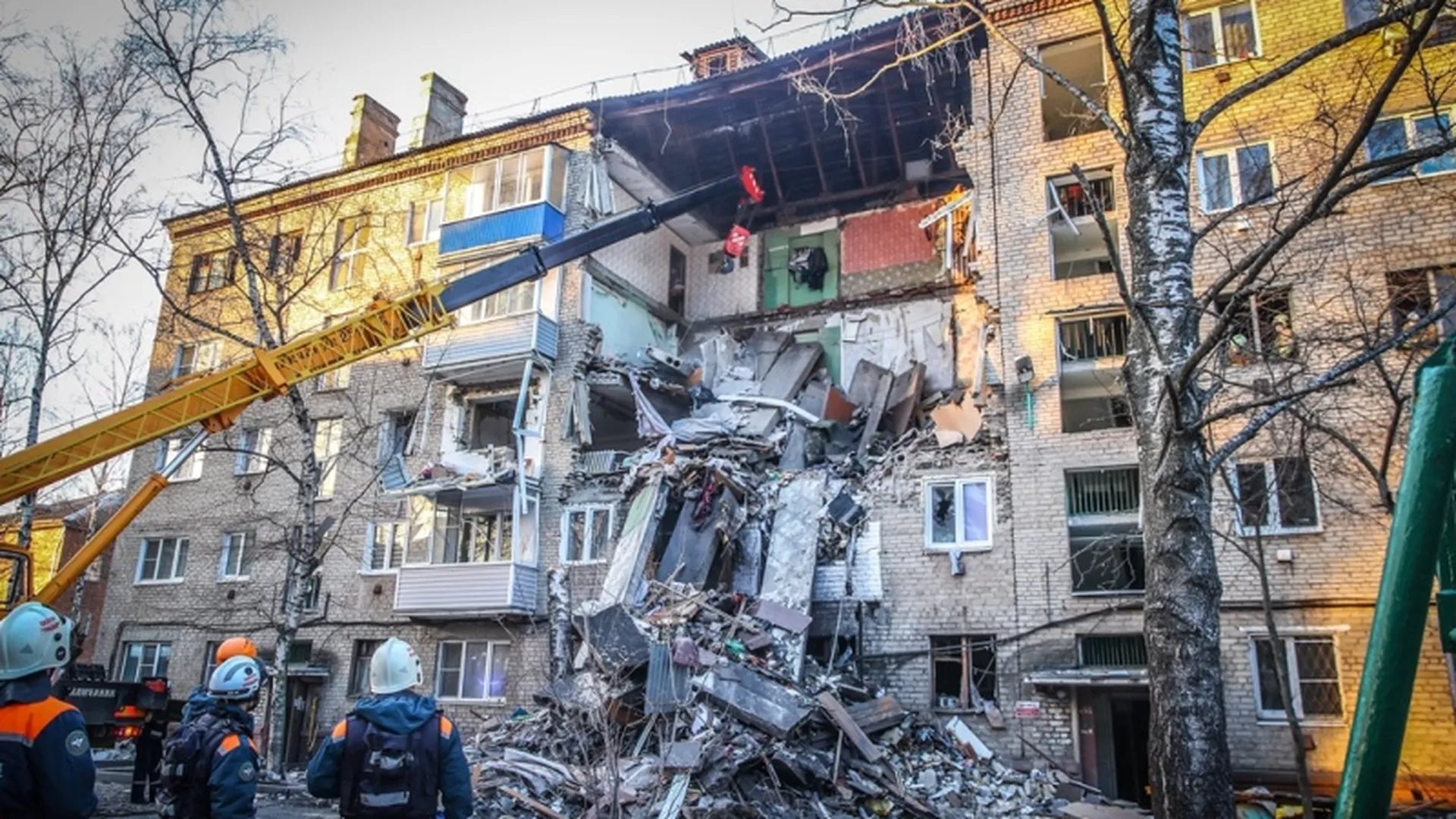 Следственный комитет опубликовал видео из разрушенных квартир в Орехово-Зуеве