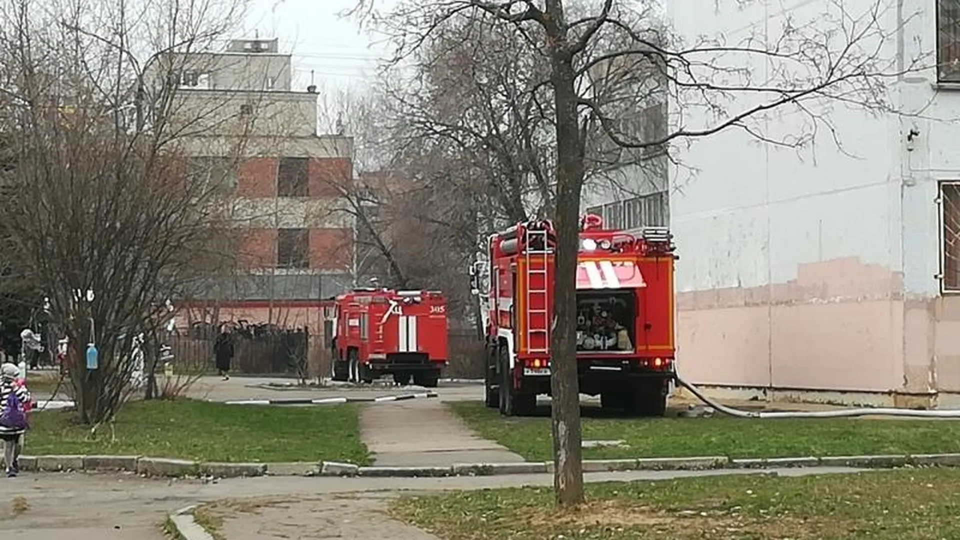 Во Фрязино горел лицей, очевидцы утверждают: решетки на окнах могли помешать эвакуации  