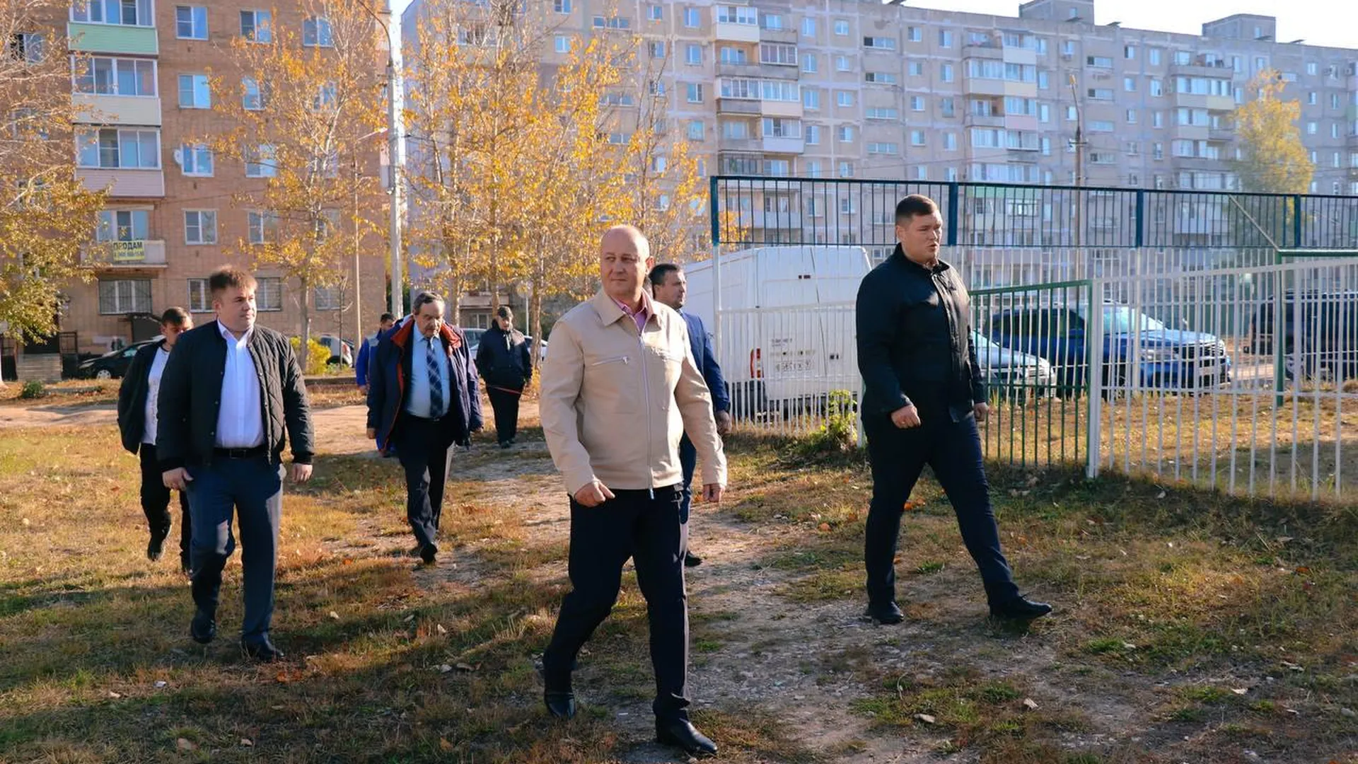 Глава Егорьевска проверил состояние дворов в муниципалитете