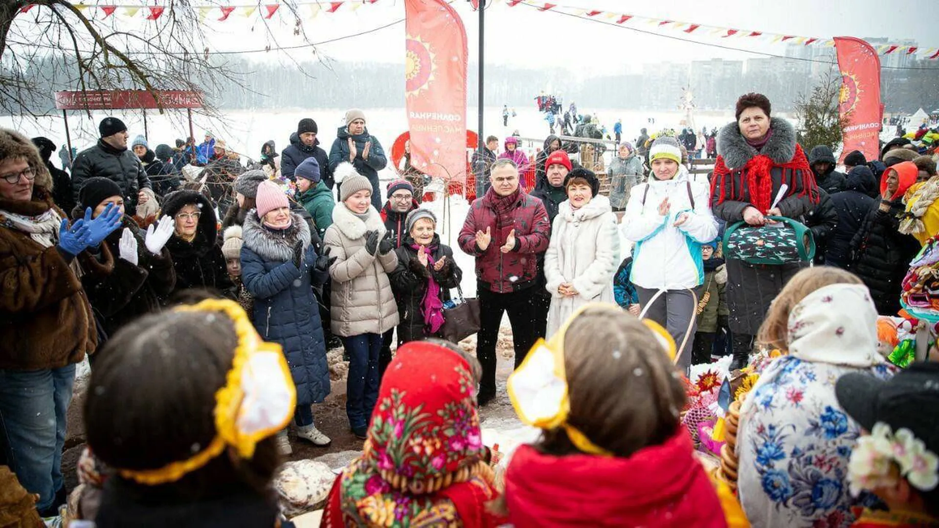 Тысячи жителей отметили Масленицу в Солнечногорске