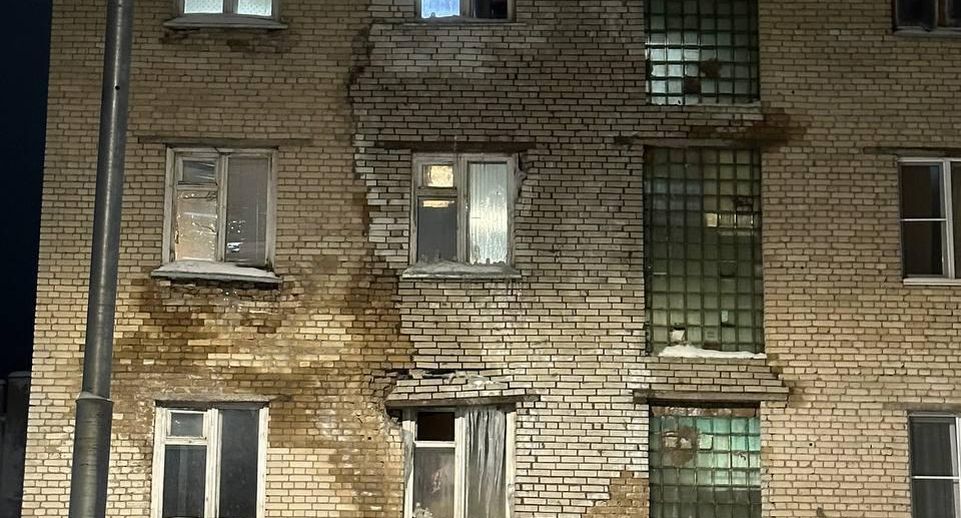 Акулов: обследование треснувшего дома в Сергиевом Посаде начнется утром