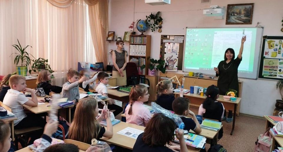 Регоператор МСК-НТ провел экоурок для школьников в Чехове