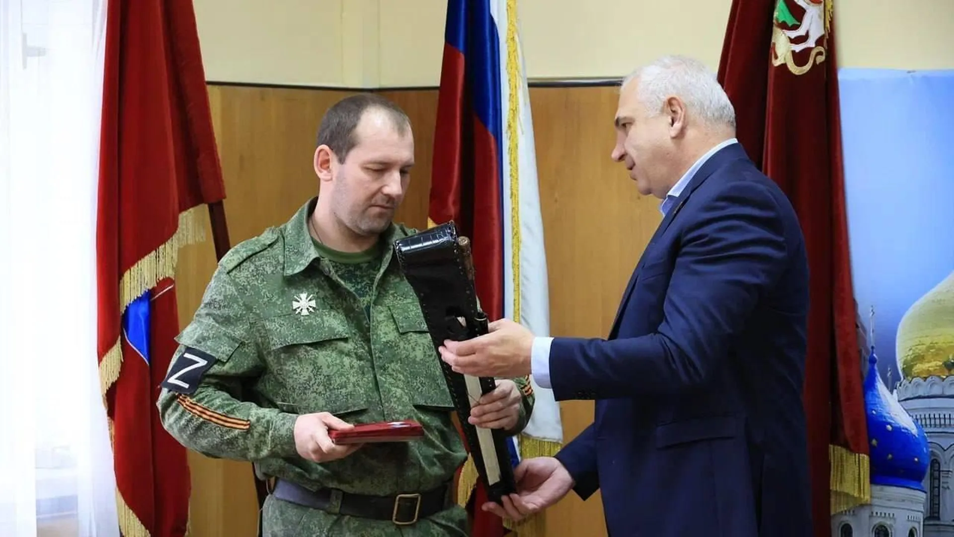Подмосковный доброволец награжден медалью «За отвагу»