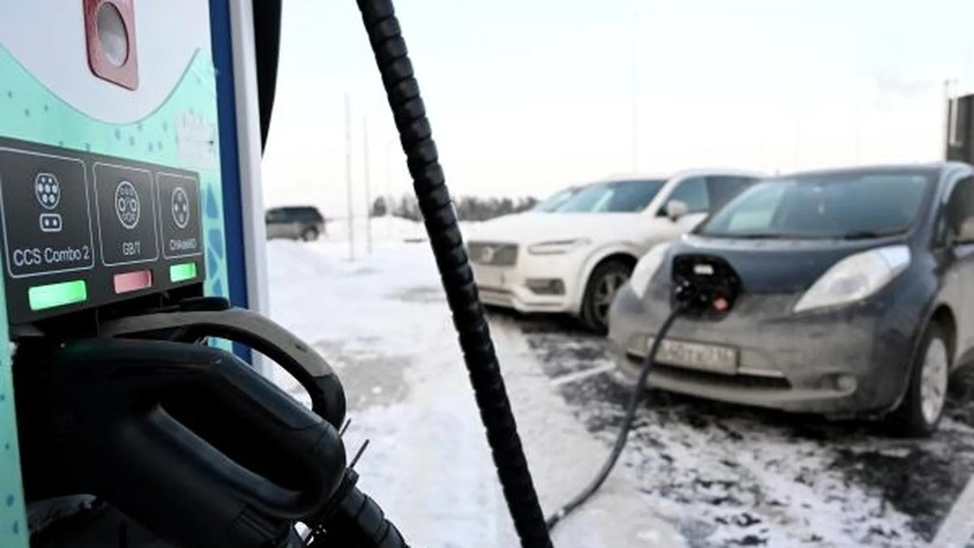 Первая зарядная станция для электромобилей появилась в Новой Москве