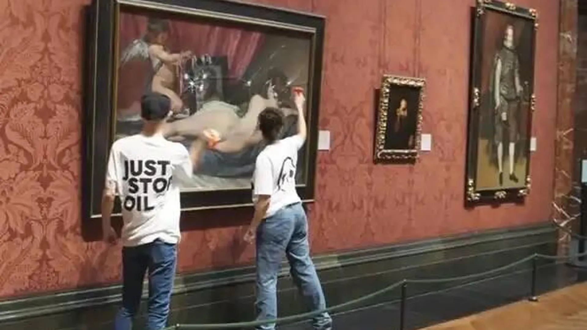 Экоактивисты атаковали картину Веласкеса в Лондоне