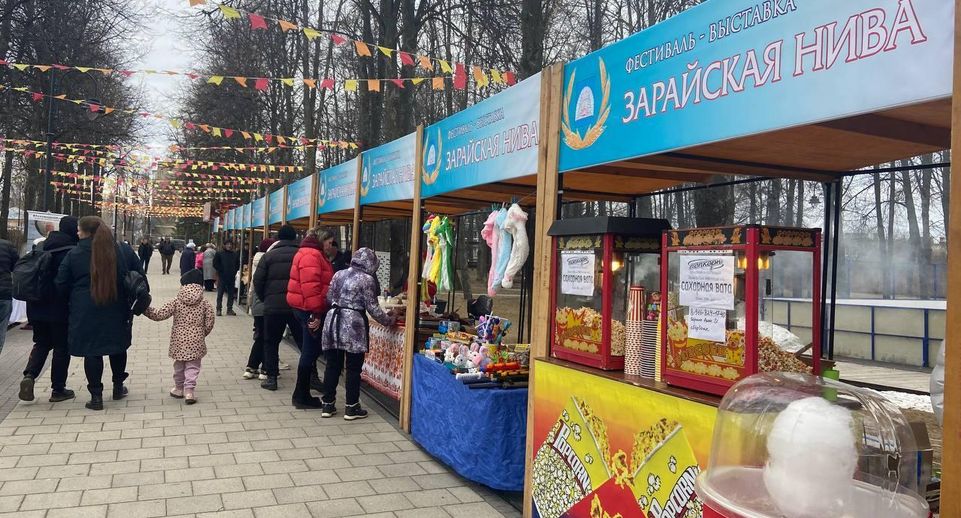 Фермерская ярмарка прошла на фестивале «Зарайская нива» в Подмосковье