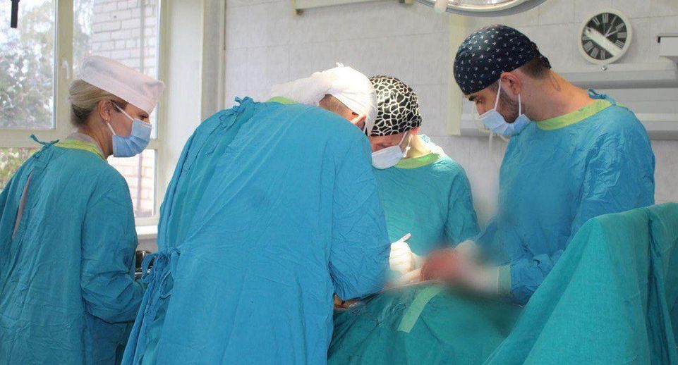 Пациента с тромбом размером 20 сантиметров спасли от ампутации ноги в больнице Мытищ