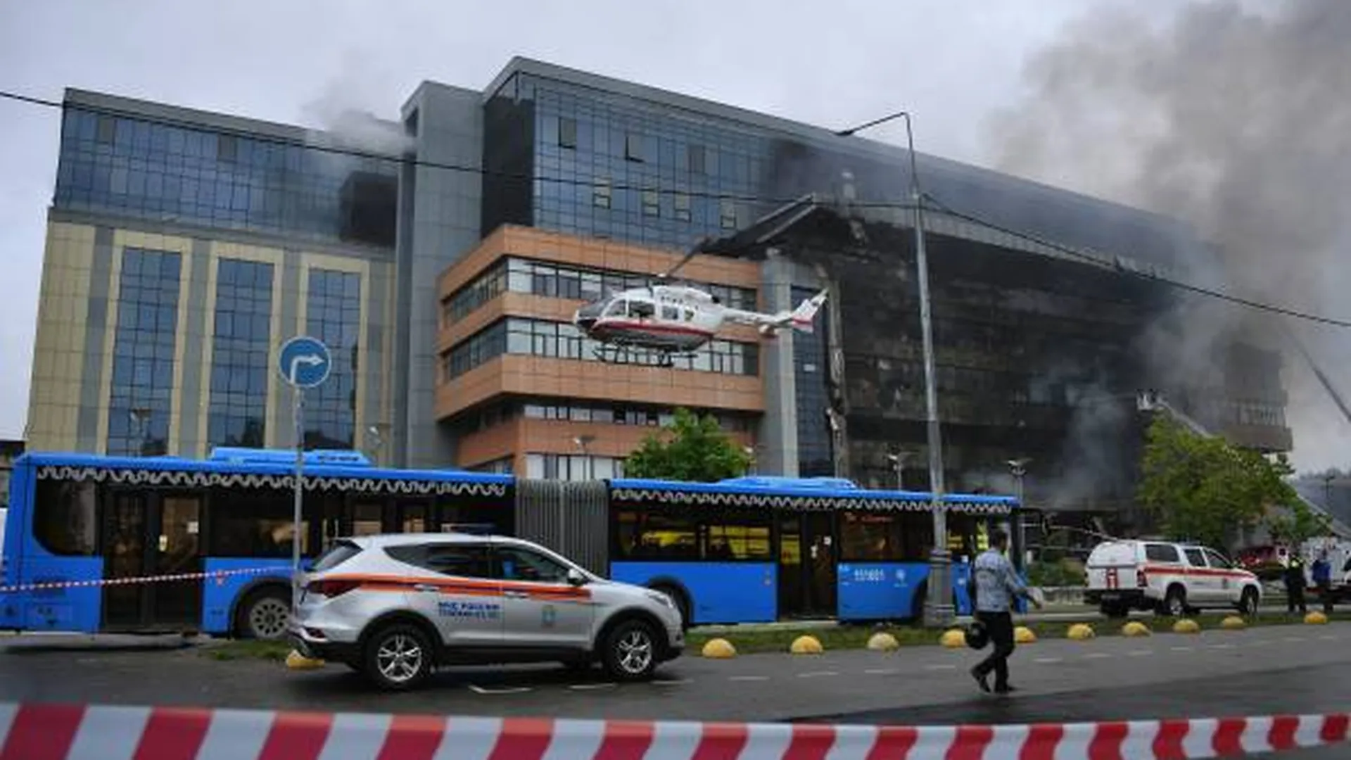 Прокуратура Москвы начала проверку в связи с пожаром в «Гранд Сетунь Плаза»