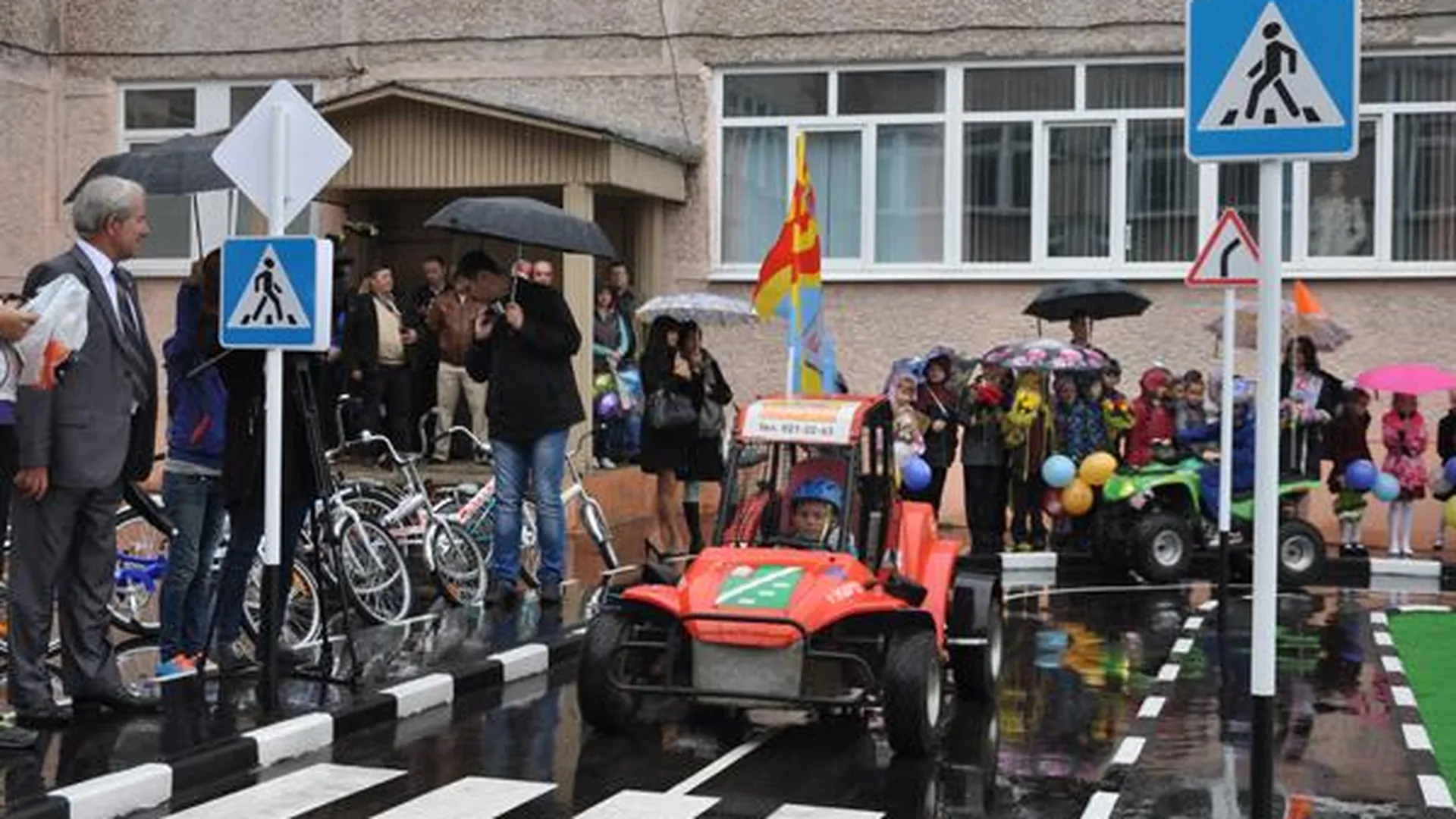 В Наро-Фоминском районе открылся школьный автогородок