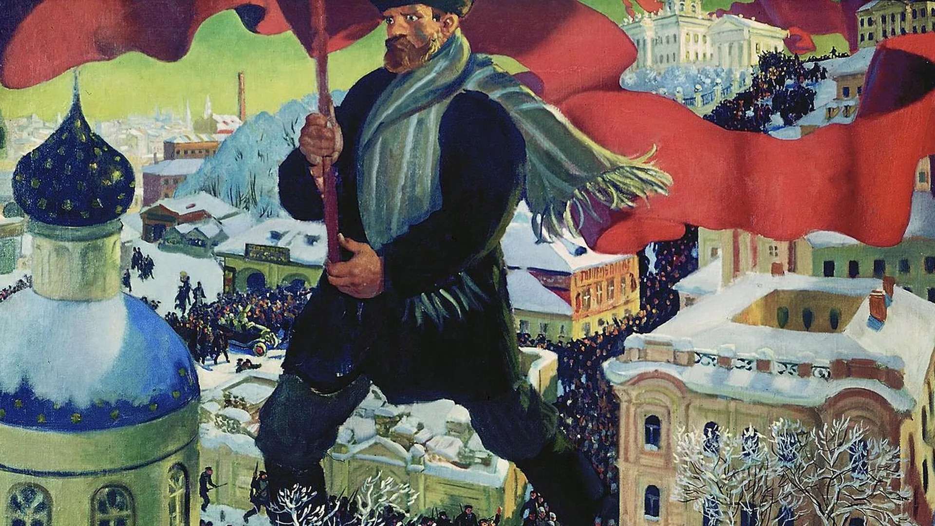«Большевик», Борис Кустодиев. Фото: wikipedia.org