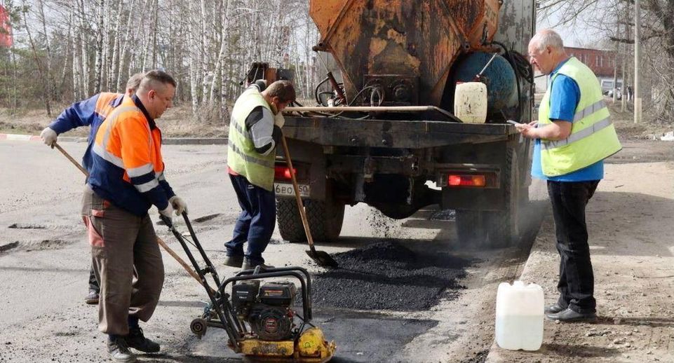 Более 800 ям на дорогах отремонтировали в Ступине с начала года