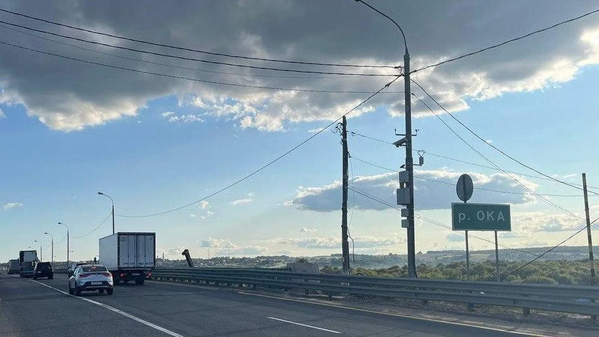 На федеральной трассе М-2 «Крым» закроют движение на мосту через Оку