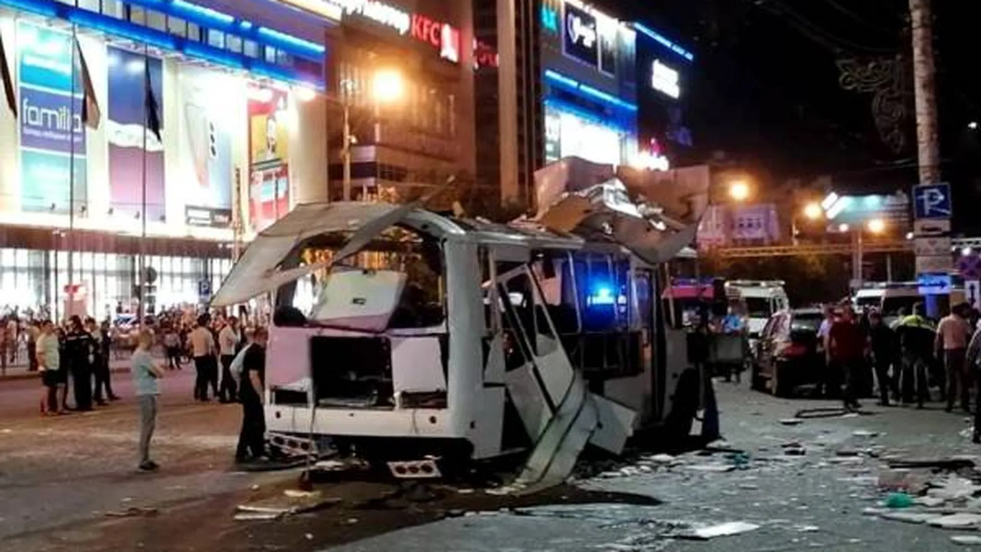 Минздрав рассказал о пострадавших во время взрыва автобуса в Воронеже